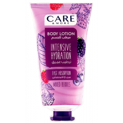 CARE & MORE INTENSIVE HYDRATION MIXED BERRIES BODY LOTION 150 ML